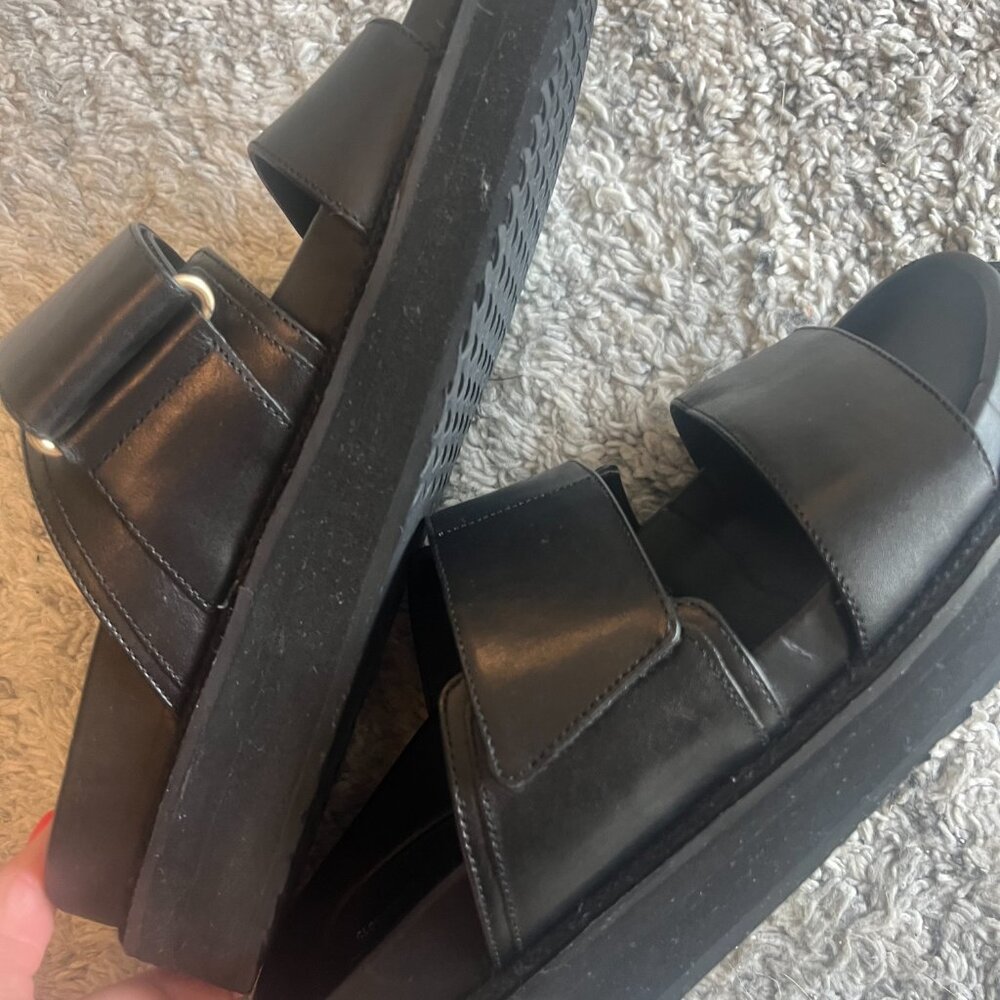 Cole Haan Cloudfeel Slide Sandal 32 mm (Women) Size 7.5 Black/Black